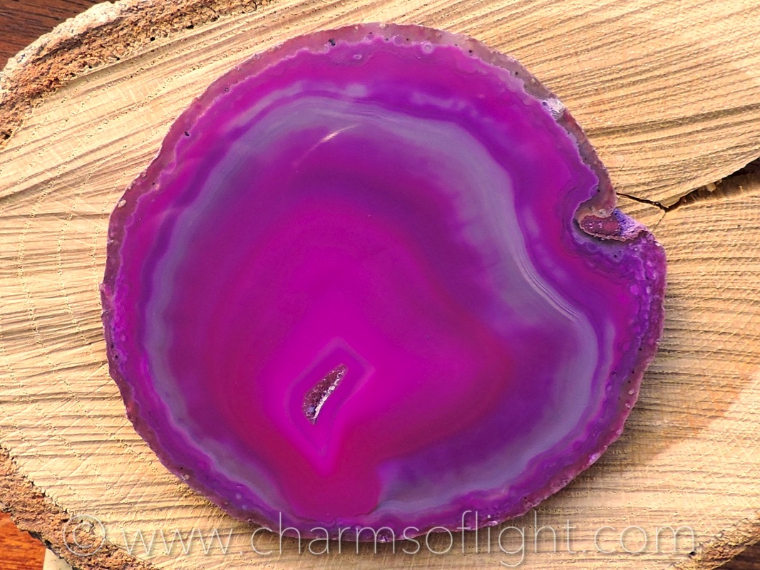 Agate Slice - Pink